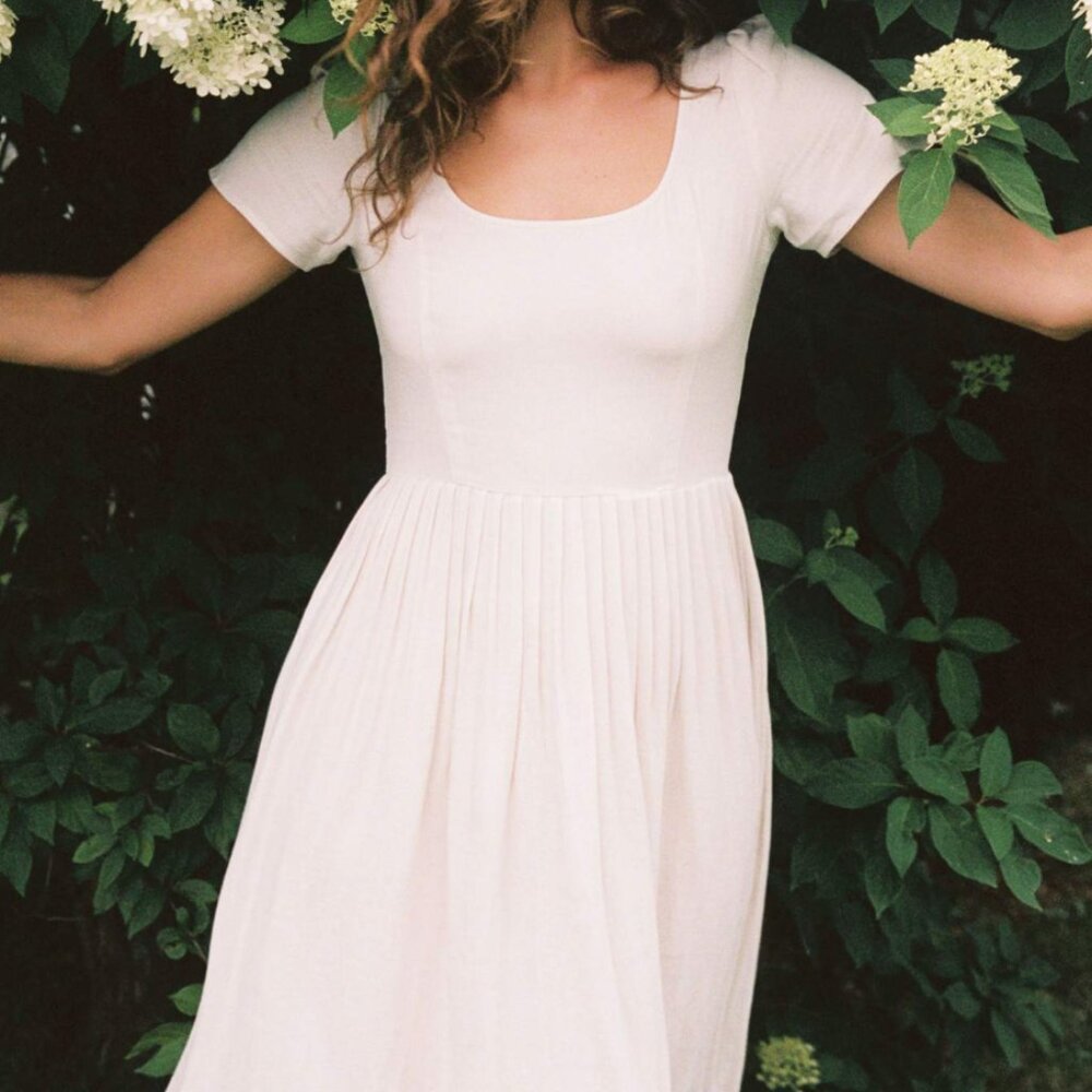 Christy Dawn The Scarlet Dress | Color: Eggshell